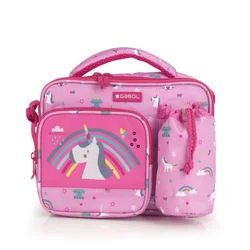 Gabol torba na rame sa term. oblogom 27x21x6 cm 3,4l-0,26 kg Rainbow roze ( 16TRDG233926I )