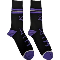 HIM Nogavice Heartagram & Logo Black 40-45