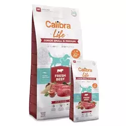 Calibra Dog Life Junior Small & Medium Fresh Beef 14,5 kg