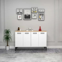 Hanah Home Konzolni sto Frezya, 120 x75 x29.6 cm, Beli