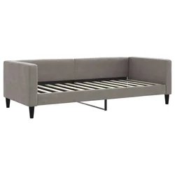 Vidaxl Raztegljiva postelja taupe 90x200 cm blago