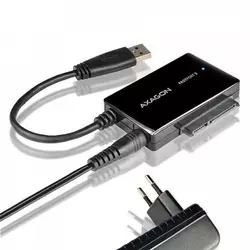 Adapter USB 3.0 na SATA (2.53.5HDDSSD,5.25ODD) + AC adpt. AXAGON