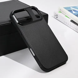 Maska za iPhone 17 Pro Max 6.9 Defender Carbon, Crna