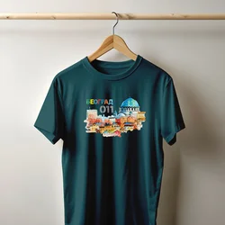 Camiseta Majica sa štampanim printom Cam 270, Muška, Petrolej
