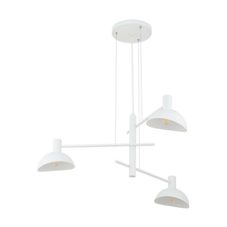 Luster na sajli ARTIS 3xE14/40W/230V bela