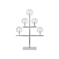 Markslöjd 704820 - Božićni svećnjak MAESTRO 5xE5/0,8W/230/12V hrom