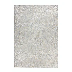 Kayoom RAVNO TKANA PREPROGA Rocket 110 Grau / Silber   80/150 cm   siva, srebrne barve