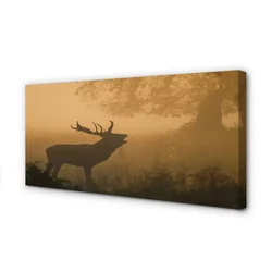 tulup.si Slika na platnu Deer sunrise 140x70 cm