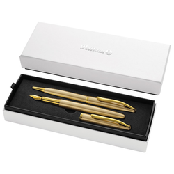 Pelikan Set Jazz Noble Elegance K/P36 Nalivpero i hemijska olovka sa kutijom G25, Zlatni