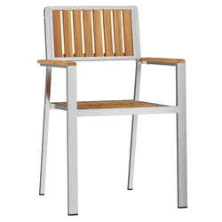 Vrtna stolica 2 pcs Smeđa 56 x 54,5 x 87 cm Čvrsto teak drvo