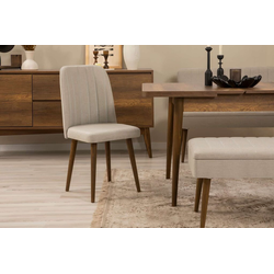 Hanah Home Trpezarijska stolica Vina 1005, 47x90x44 cm, Bež