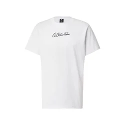 G-STAR Majica Autograph črna/bela