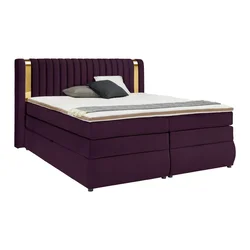 Boxspring Krevet Minola Gold 180/200 cm , šljiva