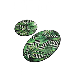 Lessentiel Maison Set 2 prostirke Tropic, Crno Bele