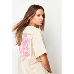 Trendyol Milla Ženska majica TWOSS23TS00269, Bež