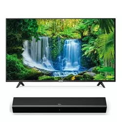 LED TV 43 TCL 43P610, DVB-T2/C/S2, 4K UHD, SMART, Wi-Fi, USB, HDMI, LAN, energetska klasa F + Soundbar TCL TS3100