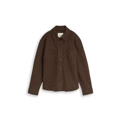 TOM TAILOR DENIM Prehodna jakna rjava / čokolada
