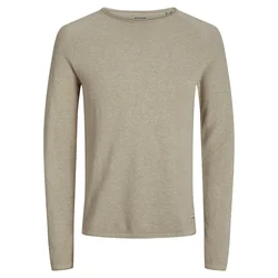 JACK & JONES Muški džemper 12157321, Bež