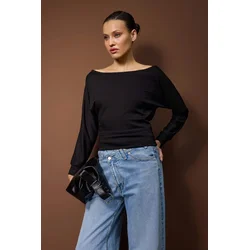 Trendyol Milla Ženska bluza, Crna