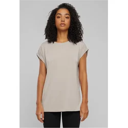 Womens T-shirt Modal Extended Shoulder - beige
