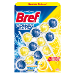 Bref Wc miris Power Aktiv Lemon 3 x 50 g