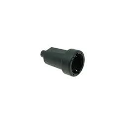 Enojna schuko vtičnica GN-60/S ČRNA W-32005