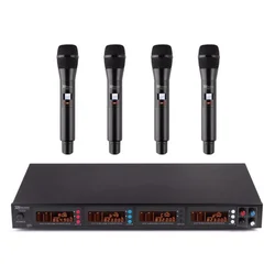 POWER DYNAMICS BREZŽIČNI MIKROFONI SET 4X ROČNI PD504H