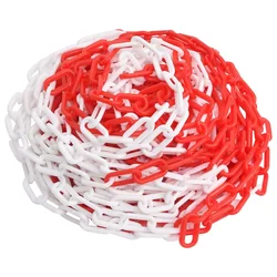 Lanac za upozorenje crveno-bijeli 100 m O 6 mm plastični
