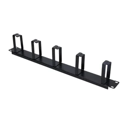 Extralink Cable organizer | 1U, black