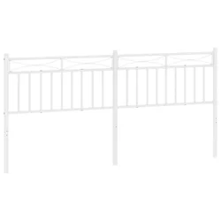 Metalno zamjensko uzglavlje bijelo 180 cm