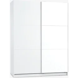 Ormar 150x200 sa ogledalom bela