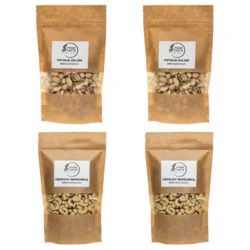 Komplet - 2x soljene pistacije 500g + 2x indijski oreščki 500g