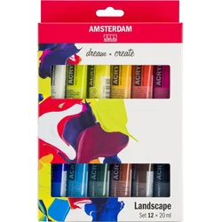 Amsterdam Standard Series Acrylics Set 12x20 ml Landscape
