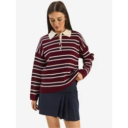 Bianco Lucci Pulover Pullover burgund