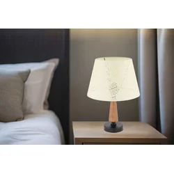 Opviq Stona lampa 302 Hazeran, 60 W, 43 cm, Krem