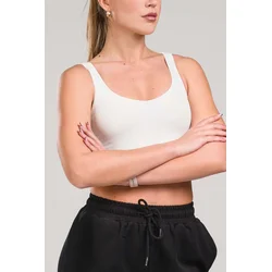 Tyro Ženski top, Bez rukava, Beli