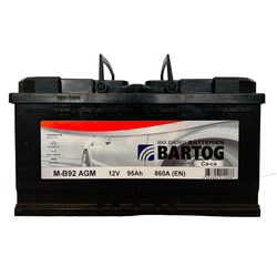 Akumulator Bartog AGM 95Ah D+ 850A(EN)Stop-start