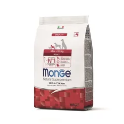 MONGE Hrana za štence telesne težine manje od 10 kg Puppy&Junior with Chicken, 800g
