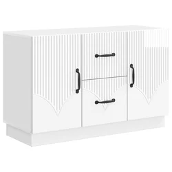 Kreveta s ladicama Bijela visokog sjaja 89 x 34,5 x 57 cm
