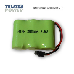 FB LTT Electronics NiMH 3x2/3AA 3.6V 300mAh MSM FB ( 1181 )