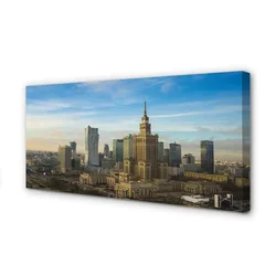 tulup.si Slika na platnu Panorama varšava nebotičnikov 140x70 cm
