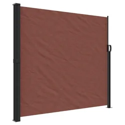 Bočna tenda na uvlačenje smeđa 180 x 500 cm