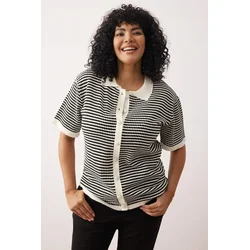 Trendyol Curve Ženska bluza Tbbss25Af00115, Crna