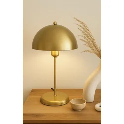 Opviq Stona lampa BRZ-340114, 40 W, 39 cm, Zlatna boja