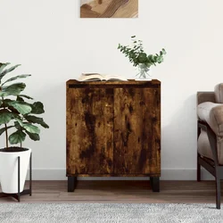 Komoda boja dimljenog hrasta 60 x 35 x 70 cm konstruirano drvo