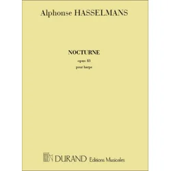 HASSELMANS:NOCTURNE OP.43 POUR HARPE