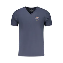 Aeronautica Militare Muška potkošulja SCOTI006J508, Kratki rukav, Plava
