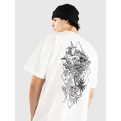 Ninth Hall Dragon Cross Boxy T-Shirt blanc white