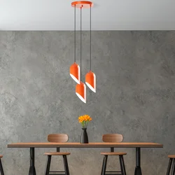 Opviq Luster Kesik-6176-3, 75-121cm, 40 cm, 3xE27, Narandžasti