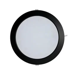 XLED 24W 4000K black Ugradni okrugli LED panel plasticni,2640 Lm, ?296*29mm,otvor 225mm,Ra80,IP20
